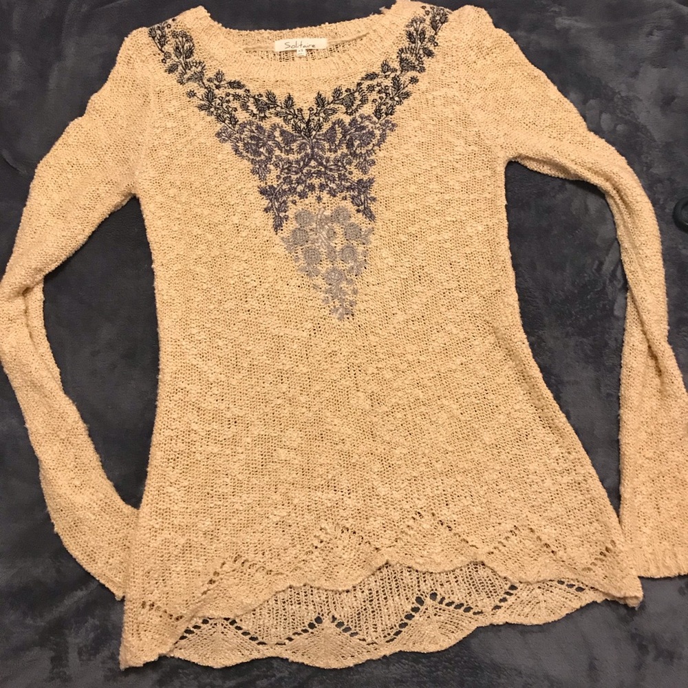 Embroidered Sweater